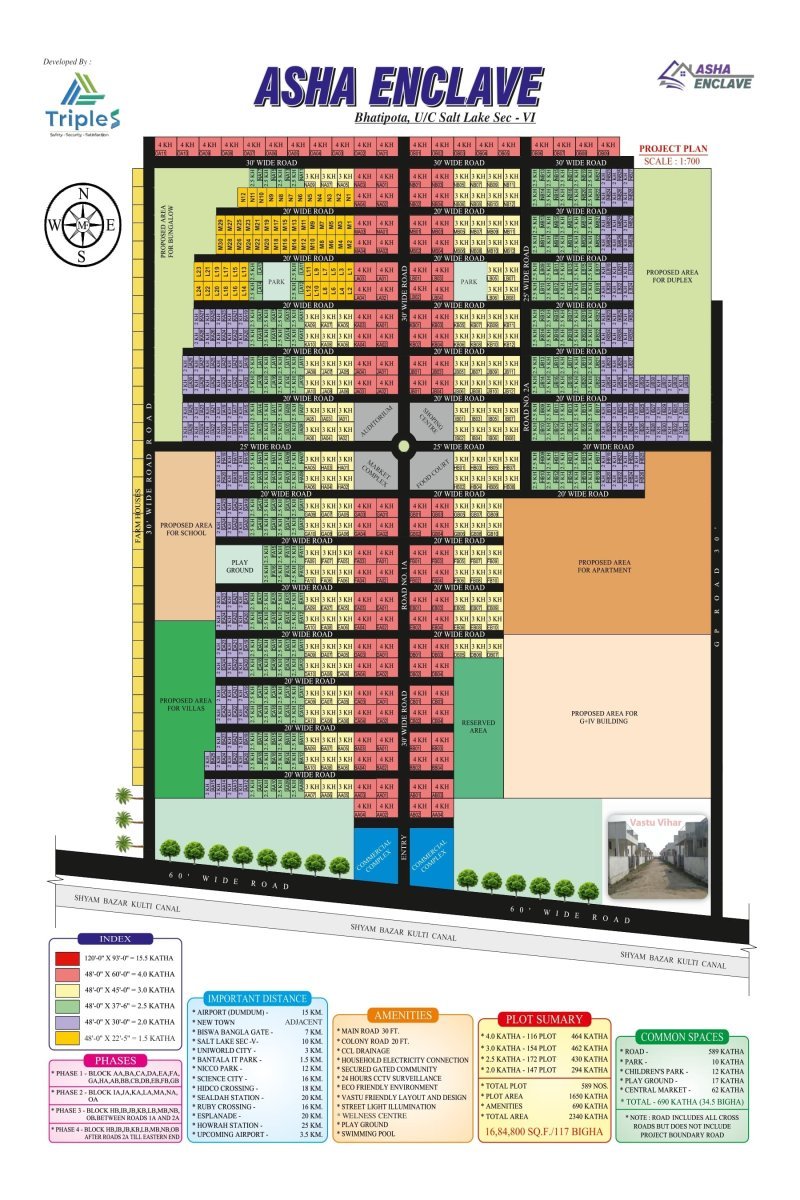 Asha Enclave Layout Plan
