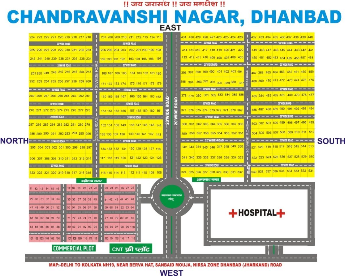 Chandravanshi Nagar Dhanbad Layout