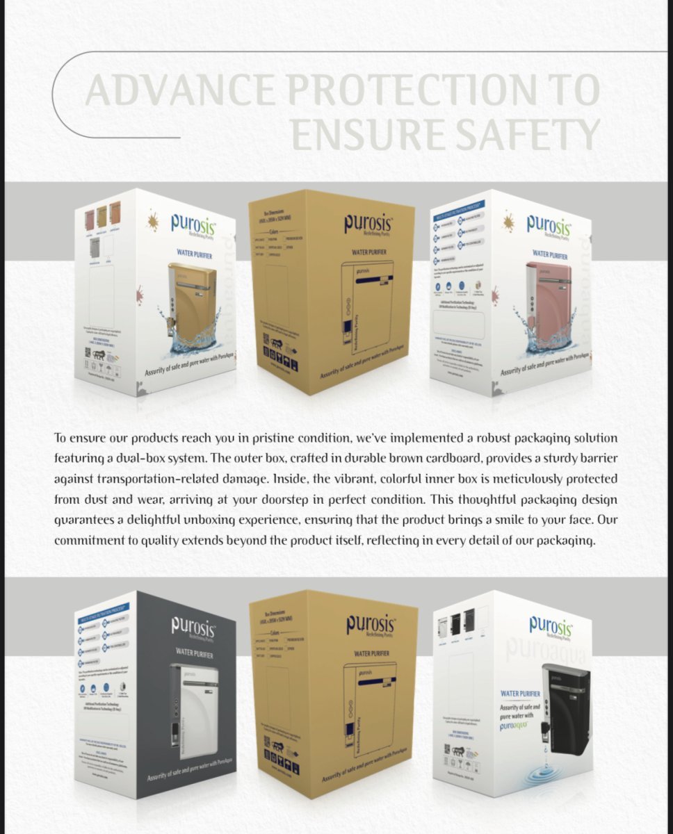 💧 PUROSIS Premium Silver / Spiritual Gold – Water Purifier 🧩 Technical Highlights:  Technology:  RO + UV + UF + TDS + Alkaline + Copper Ionization System  Advanced 7-stage purification system  Retains essential minerals  Filter Stages: 1️⃣ Sediment Filter
