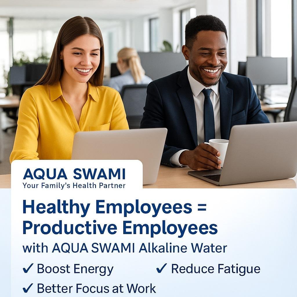 💧 AQUA SWAMI – 7 Plate Platinum Water Ionizer  ✨ Touch Screen Display सह आधुनिक तंत्रज्ञान!  ⚙️ Technical Highlights / तांत्रिक वैशिष्ट्ये:  🔹 Model: AQUA SWAMI – Premium Alkaline Water Ionizer 🔹 Plates: 7 Platinum Coated Titanium Plates 🔹 Display: Smart 