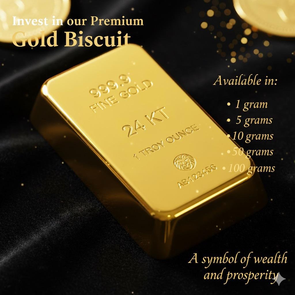 Premium Gold Biscuits 24 KT