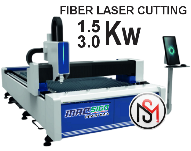 FIBER LASER CUTTING MACHINE 1.5 and 3.0 Kw