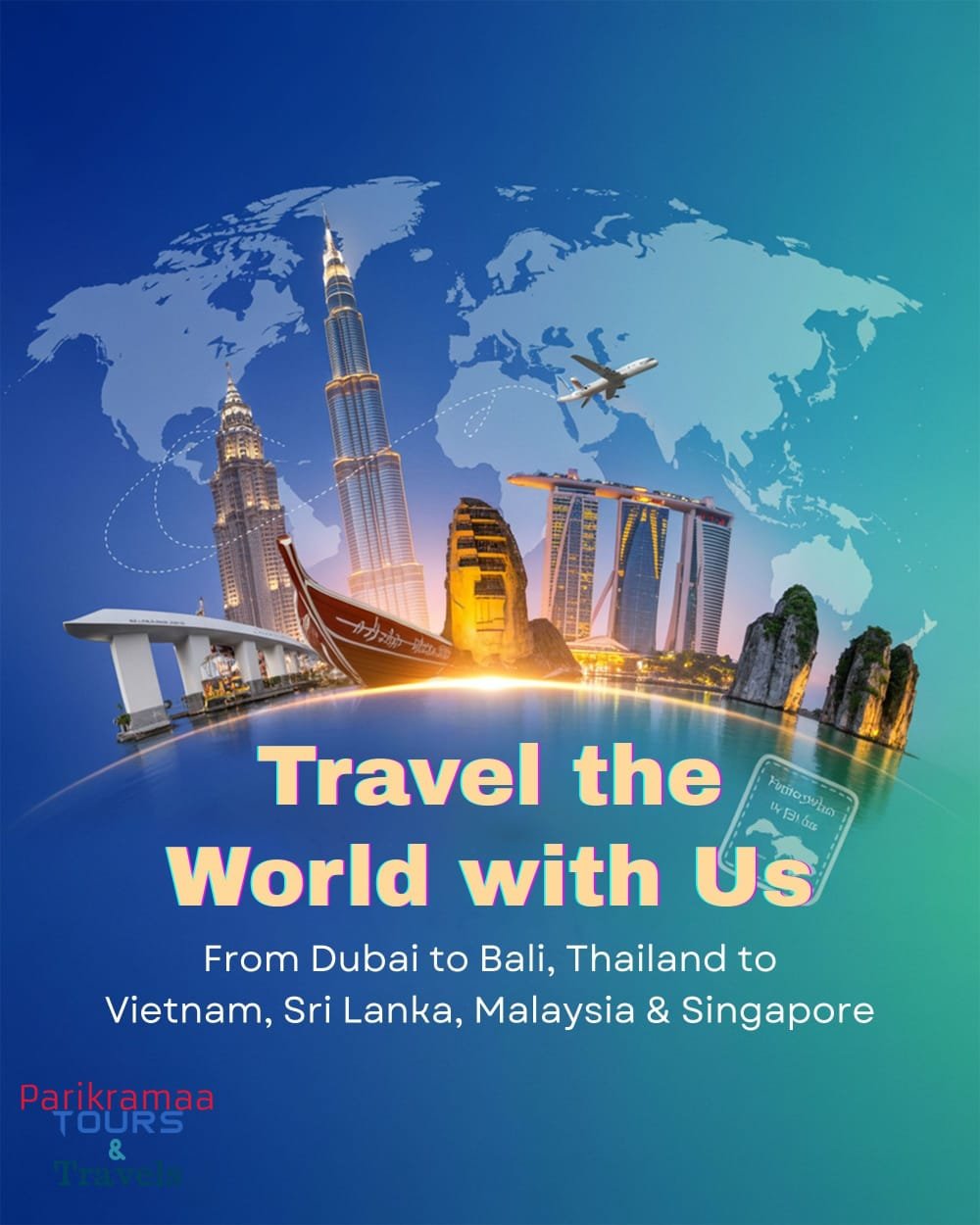 Travel the world with us