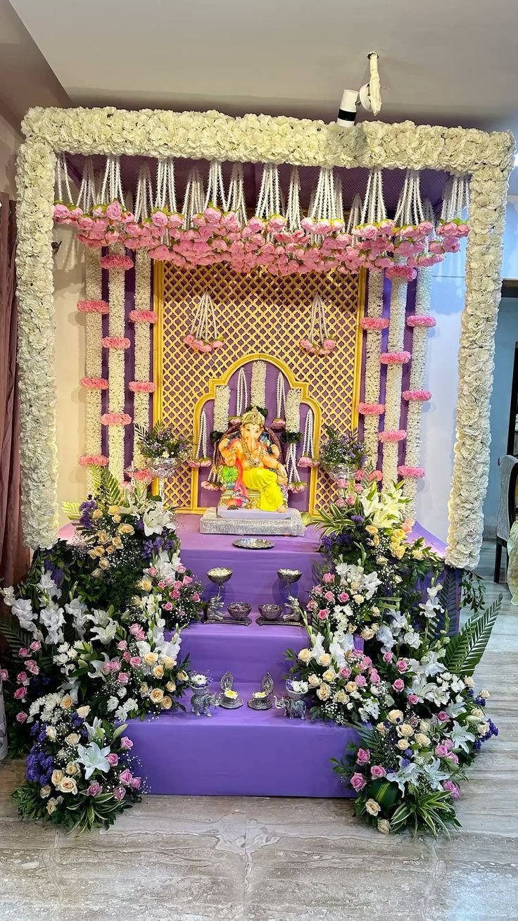 Ganpati decoration