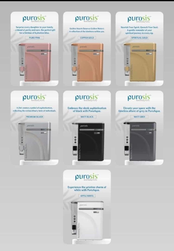 PUROSIS RO CU ALK TDS WATER PURIFIER