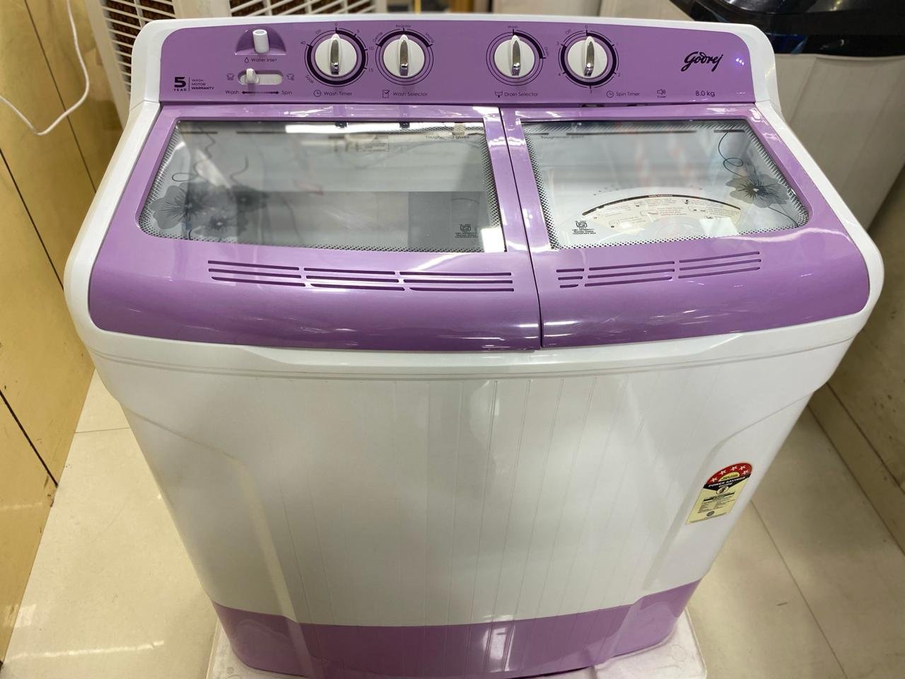 GODREJ 8KG LEVENDOR SEMI WM