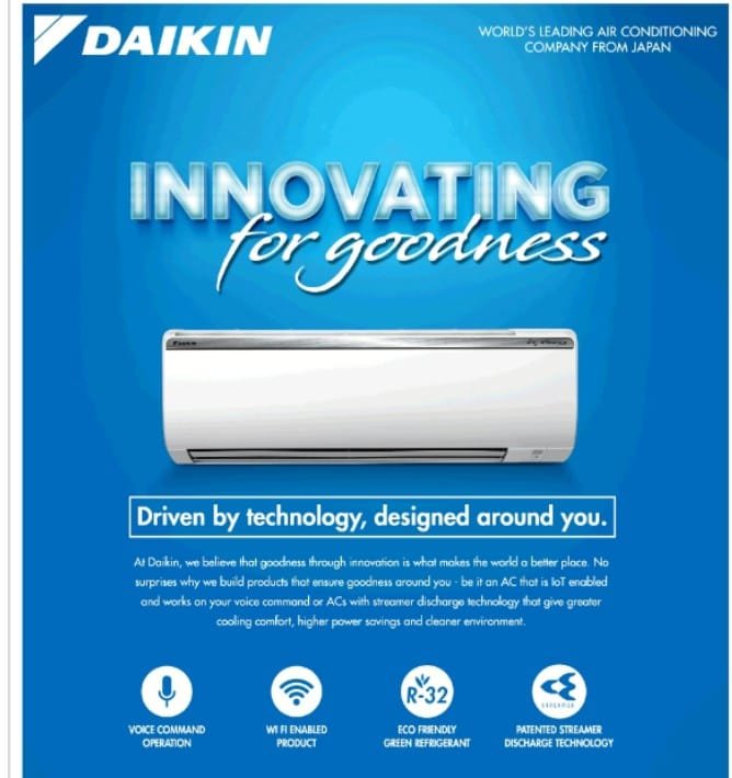DAIKIN SPLIT AC 1.5TN INVERTER
