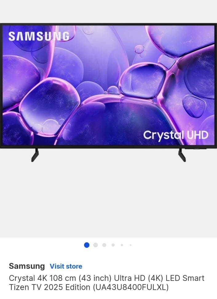 SAMSUNG 43" 4K.SMART LED