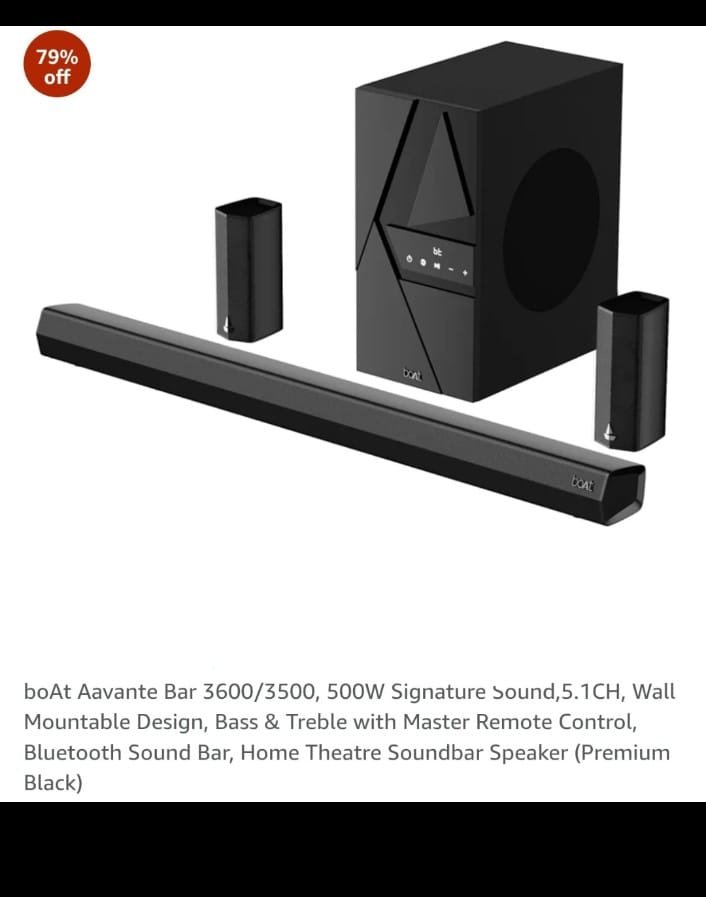 BOAT SOUND BAR 5.1 DOLBY