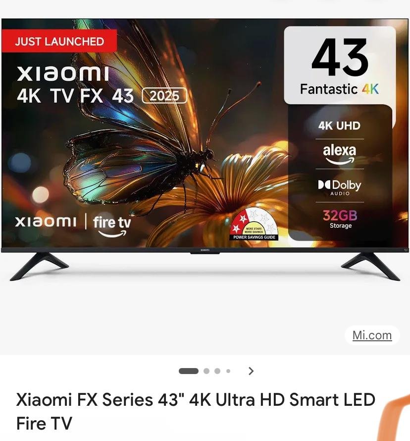 XIAOMI 43INCH LED FX SERIES 4K SMART