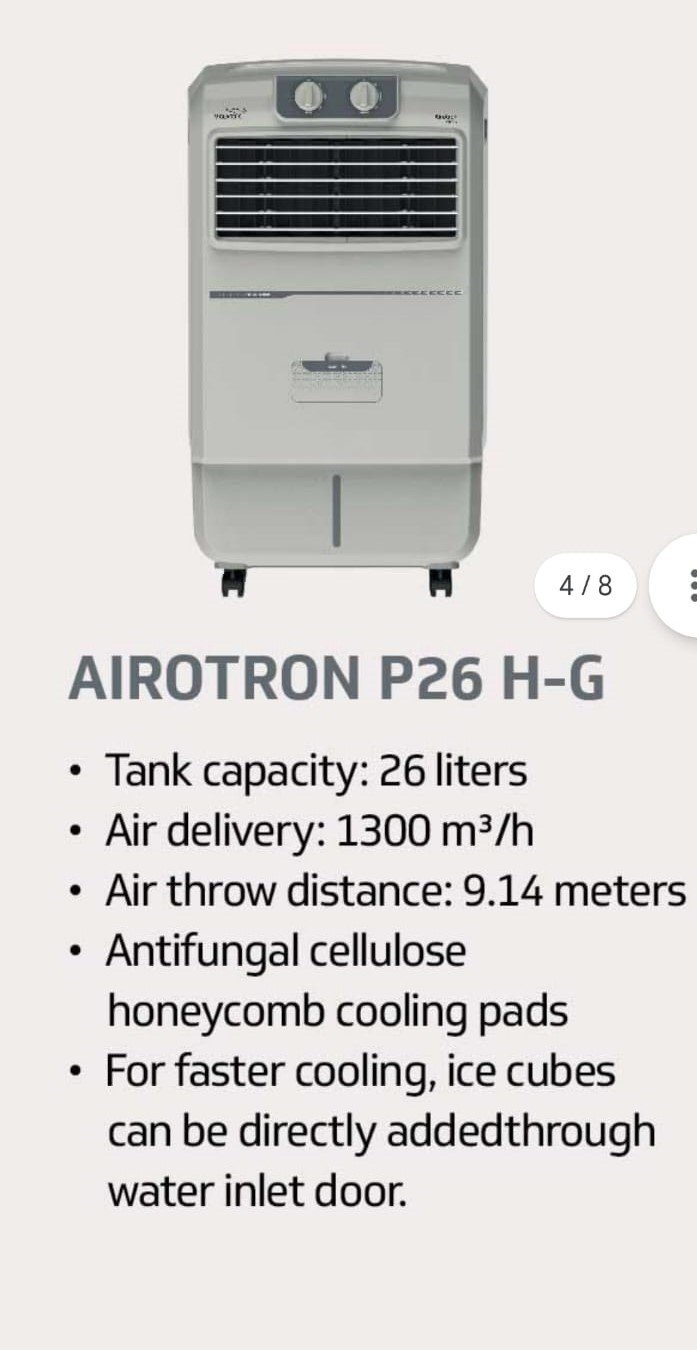 v gaurd cooler 26 ltr