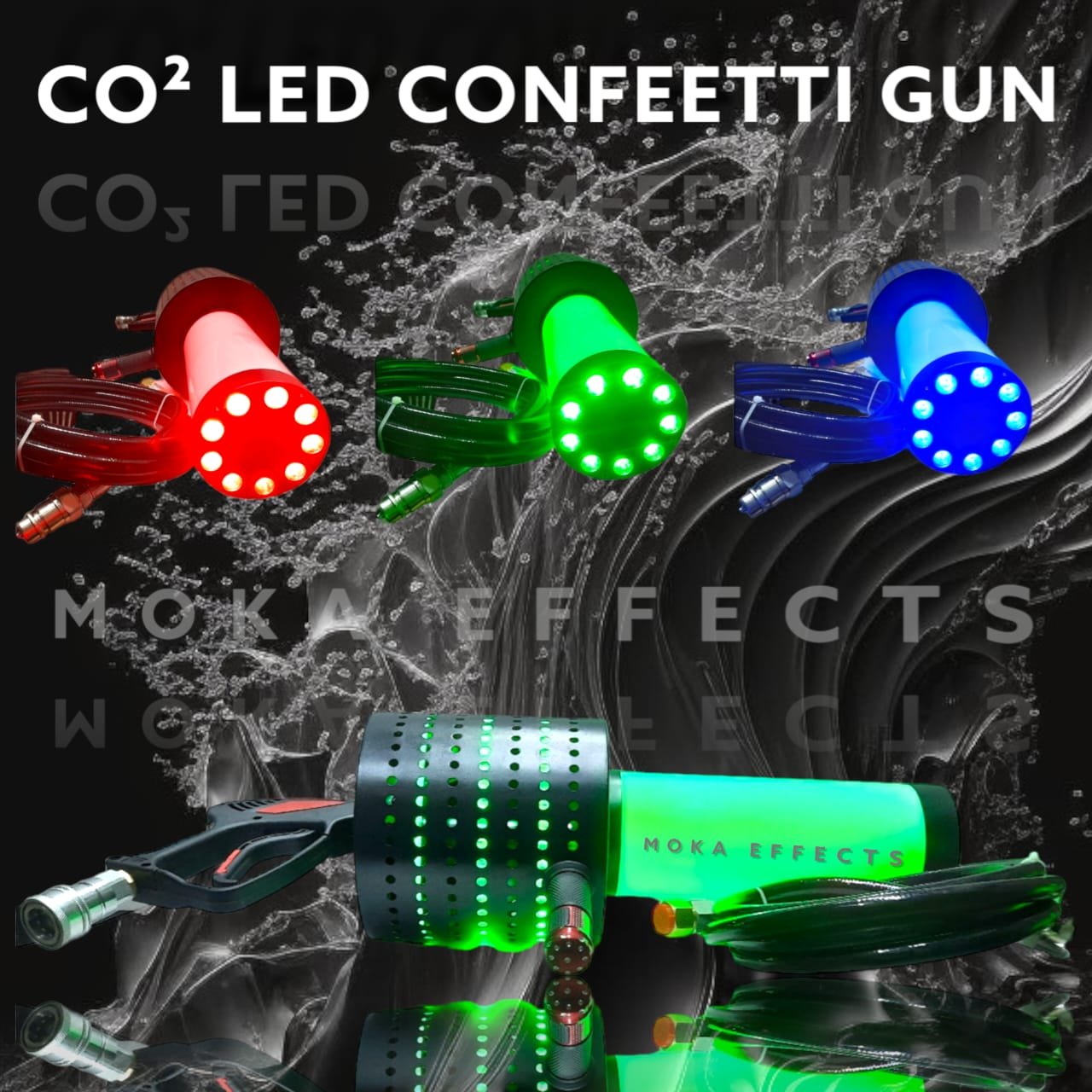 co2 LED confeetti Gun