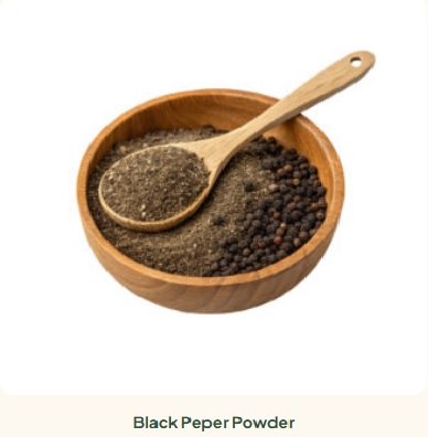 Black peper Powder