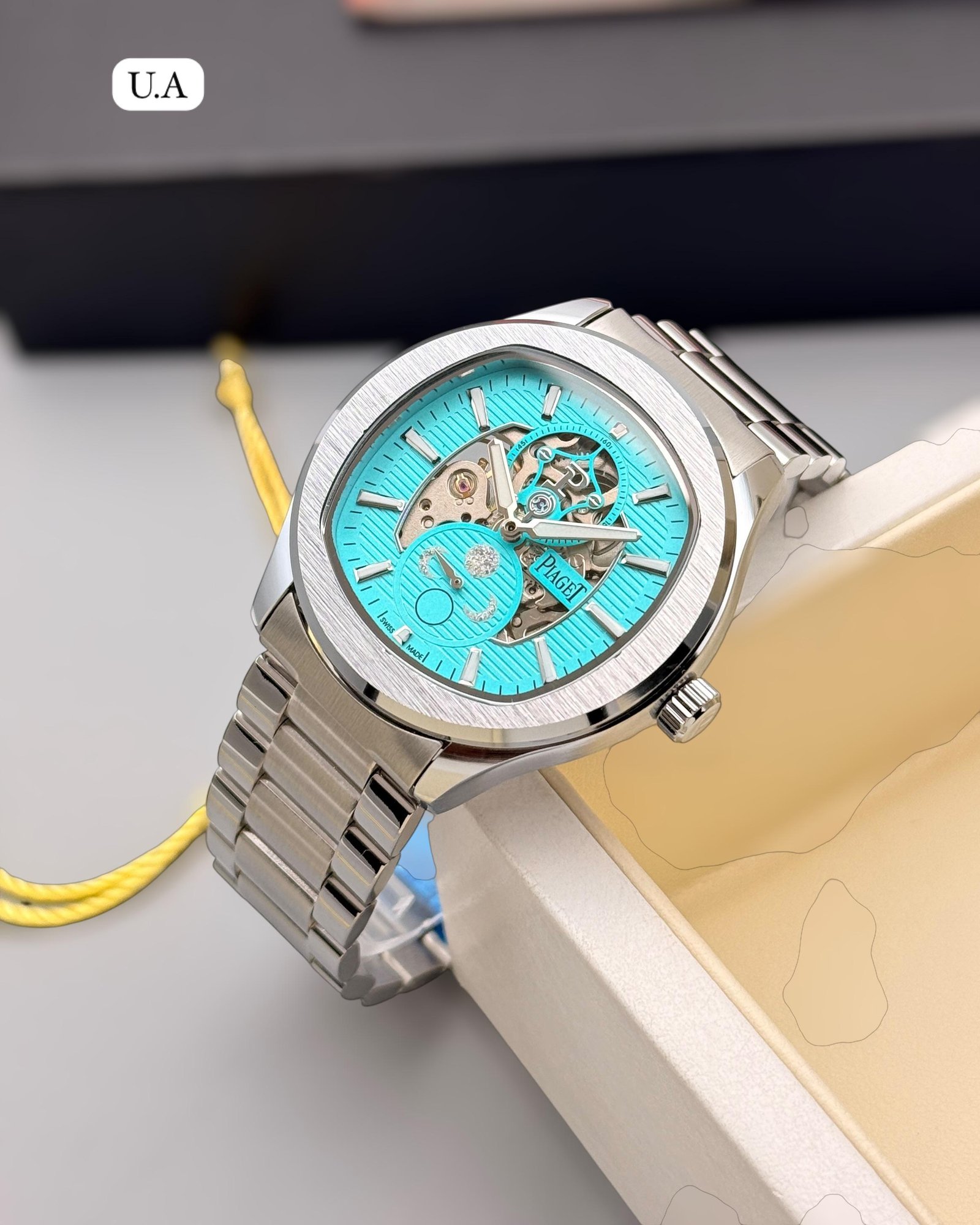 Automatic wrist watch for men