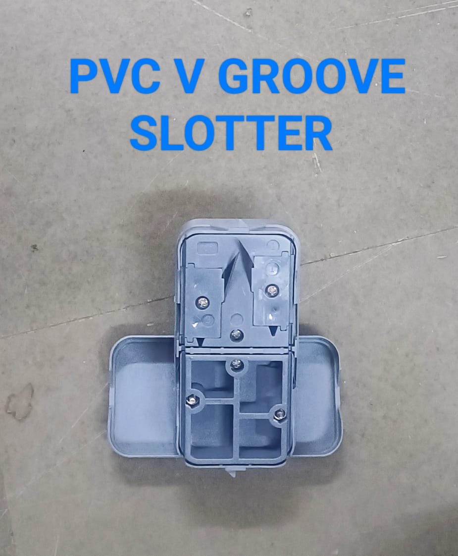 PVC V Groove Slotter
