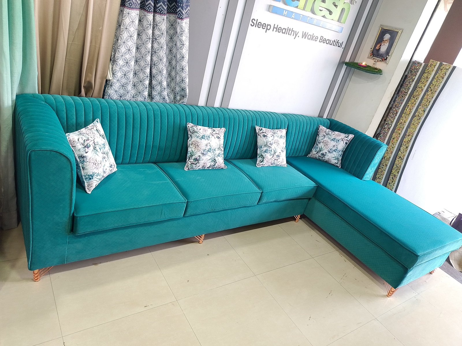L Shape Sofa With Lounger