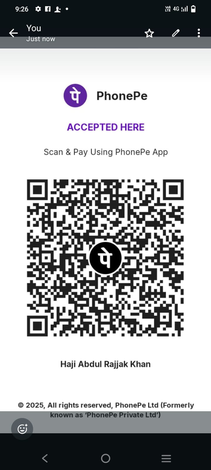 Payment QR